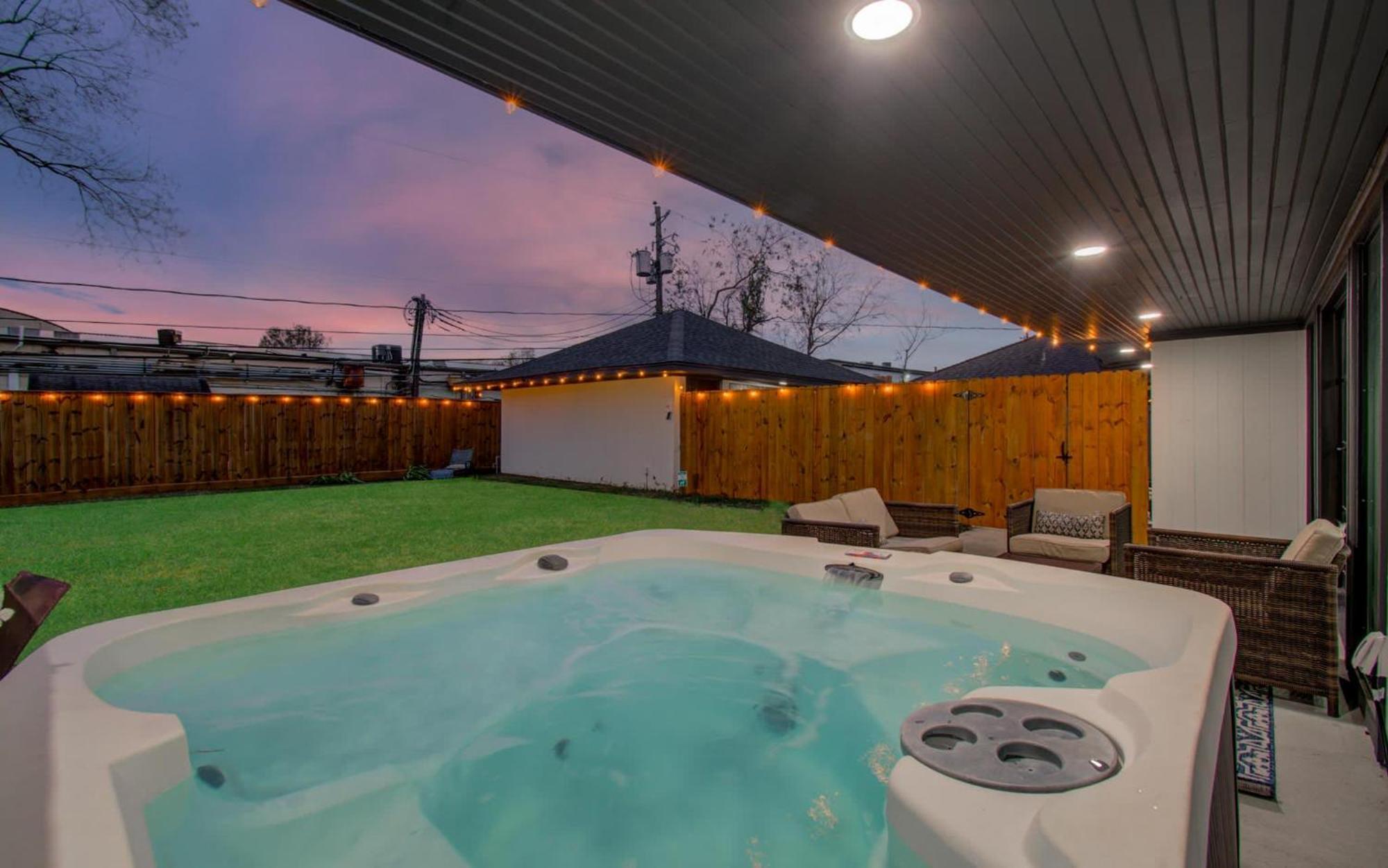 5-Bd Modern Central Getaway W Hot Tub - Mins To Dt Houston Exterior foto